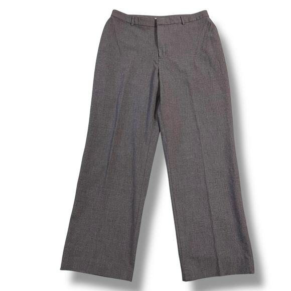 Old Navy Pants - Old Navy Womens Dress Pants Straight Leg Stretch Career Solid Gray Size 10 Short